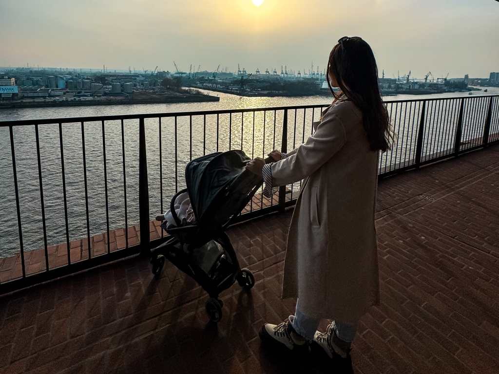 пътуване със самолет с бебе - количка за самолет бебе